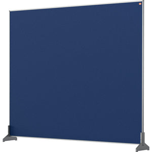 Nobo Impression Pro Desk Divider Screen Felt Surface 1400x1000mm Blue