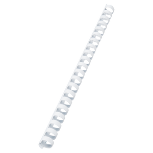 GBC CombBind Binding Combs, 16mm, 145 Sheet Capacity, A4, 21 Ring, White (Pack of 100)