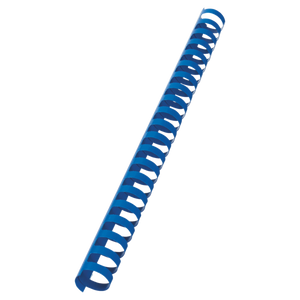 GBC CombBind Binding Combs, 22mm, 195 Sheet Capacity, A4, 21 Ring, Blue (Pack of 100)