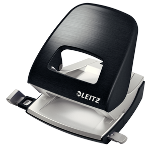 Leitz NeXXt Style Metal Office Hole Punch - Satin Black