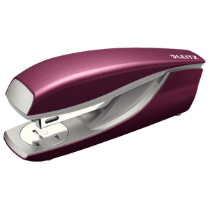 Leitz NeXXt Style Metal Office Stapler Garnet Red