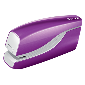 Leitz NeXXt WOW Battery Stapler 10 sheets. Battery powered. Includes staples. Purple