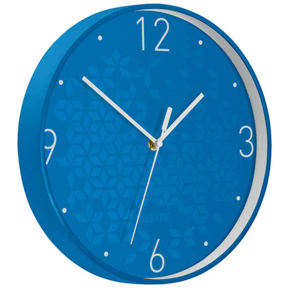 Leitz WOW Silent Wall Clock Blue