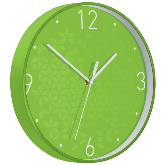 Leitz WOW Silent Wall Clock Green