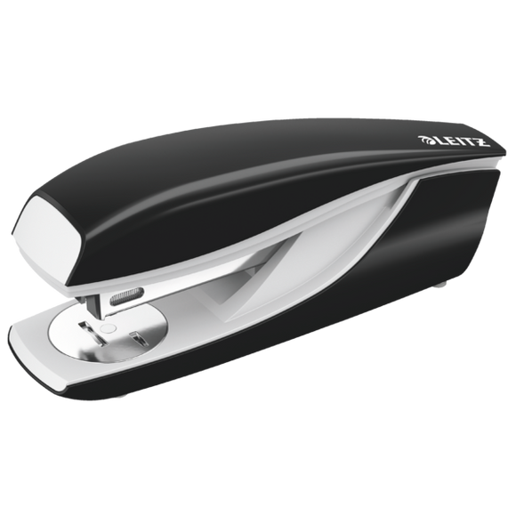 Leitz NeXXt Metal Office Stapler 30 sheets. In cardboard box, includes staples. Black