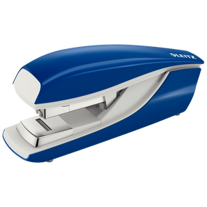 Leitz NeXXt Strong Metal Flat Clinch Stapler 40 sheets. Includes staples, in cardboard box. Blue