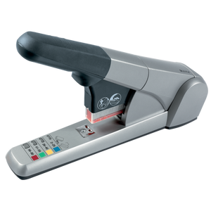 Leitz Heavy Duty Stapler 80 sheets. Efficient stapler for heavy duty tasks. Includes staple cassettes. Silver