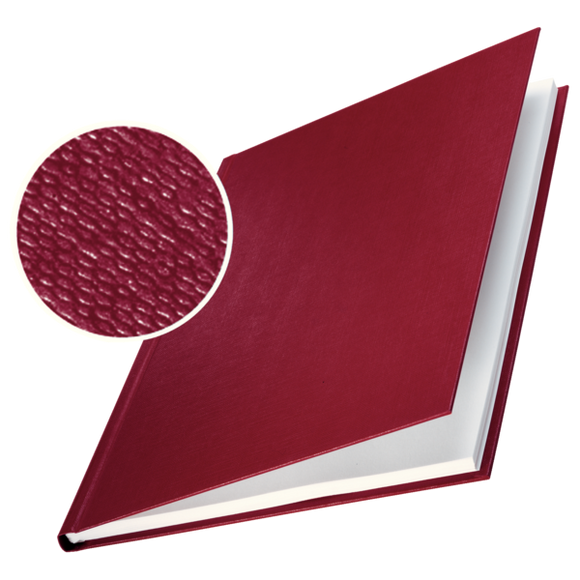 Leitz impressBIND Hard Covers, 10,5mm, For 71–105 sheets, A4, Burgundy (Pack 10)