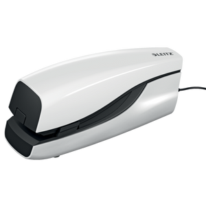 Leitz NeXXt Electric Flat Clinch Stapler 20 sheets. Includes staples.  Pearl White