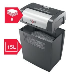 Rexel Momentum UK X308 Paper Shredder - Black