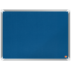 Nobo Premium Plus Felt Notice Board 600x450mm Blue