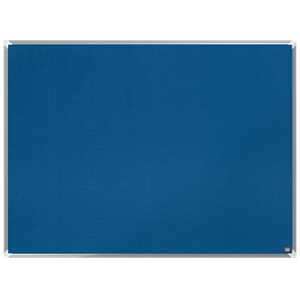 Nobo Premium Plus Felt Notice Board 1200x900mm Blue