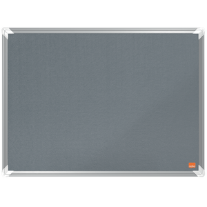 Nobo Premium Plus Felt Notice Board 600x450mm Grey