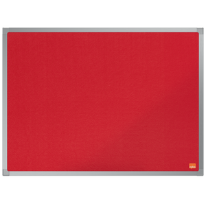 Nobo Essence Felt Notice Board 600x450mm Red