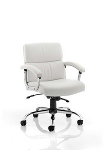 Desire Medium Executive Chair White With Arms