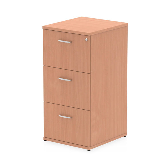 Impulse 3 Drawer Filing Cabinet Beech