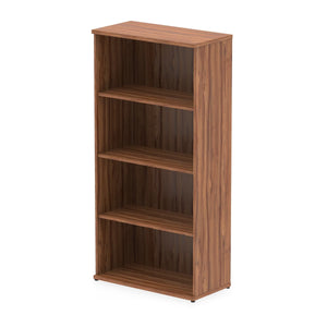 Impulse 1600mm Bookcase Walnut