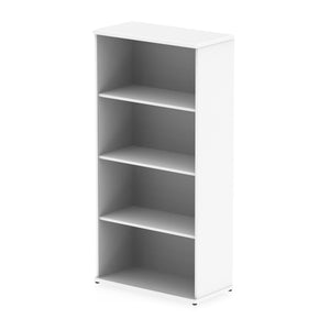 Impulse 1600mm Bookcase White