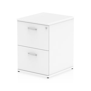 Impulse 2 Drawer Filing Cabinet White