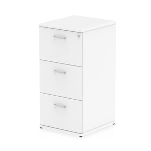 Impulse 3 Drawer Filing Cabinet White