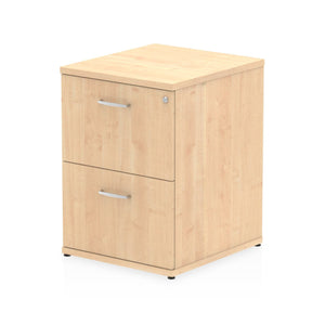 Impulse 2 Drawer Filing Cabinet Maple