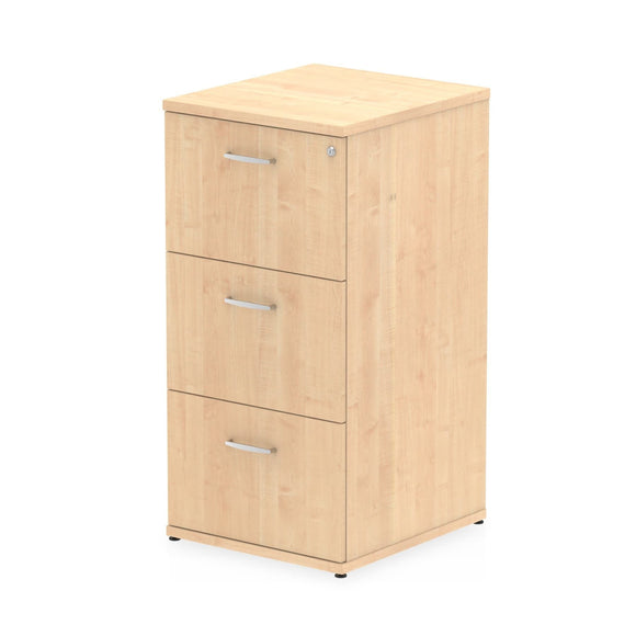 Impulse 3 Drawer Filing Cabinet Maple