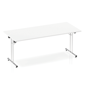 Impulse 1800mm Folding Rectangular Table White Top