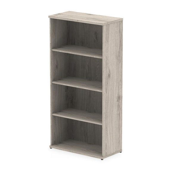 Impulse 1600mm Bookcase Grey Oak