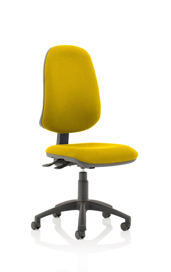 Eclipse Plus XL Lever Task Operator Chair Bespoke Colour Senna Yellow