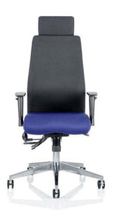 Onyx Bespoke Colour Seat With Headrest Stevia Blue