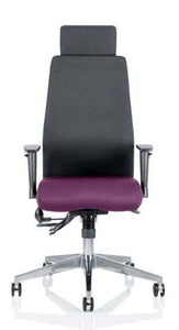 Onyx Bespoke Colour Seat With Headrest Tansy Purple