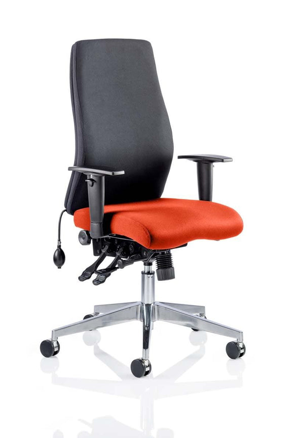 Onyx Bespoke Colour Seat Without Headrest Tabasco Orange