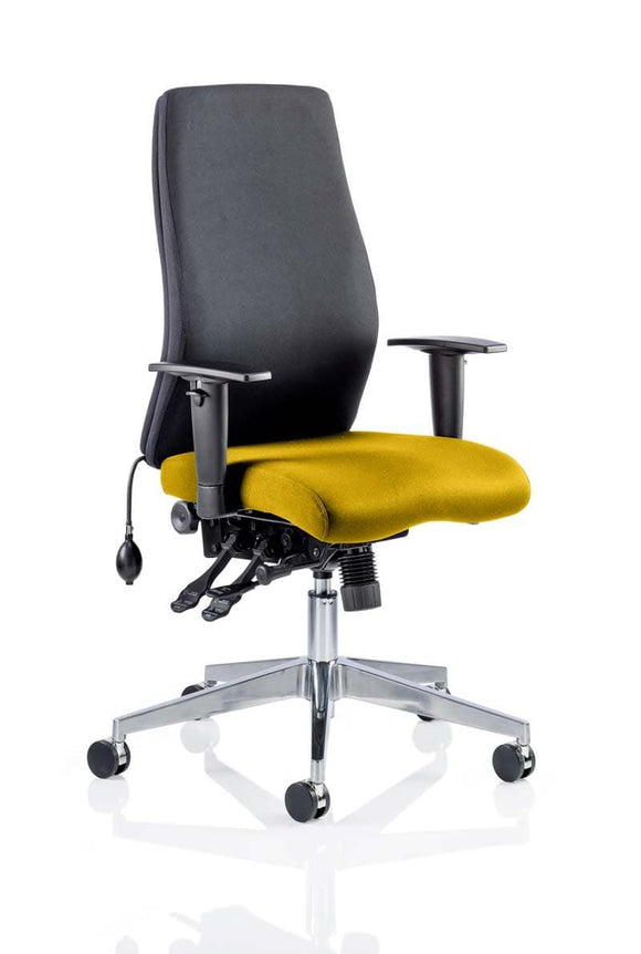 Onyx Bespoke Colour Seat Without Headrest Senna Yellow