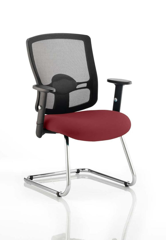 Portland Cantilever Bespoke Colour Seat ginseng Chilli