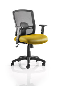 Portland Task Operator Bespoke Colour Airmesh Seat Senna Yellow