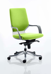 Xenon Executive White Shell Medium Back Bespoke Colour myrrh Green