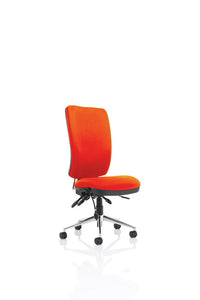 Chiro High Back Bespoke Colour Tabasco Orange No Arms